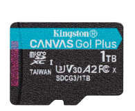 Kingston 1TB microSDXC CanvasGo! Plus Class 10 UHS-I/U3 A2 V30 - 1349716 - zdjęcie 1